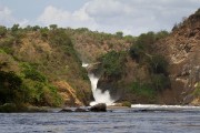 head waters of the Nile coming out of the hills : 2014 Uganda